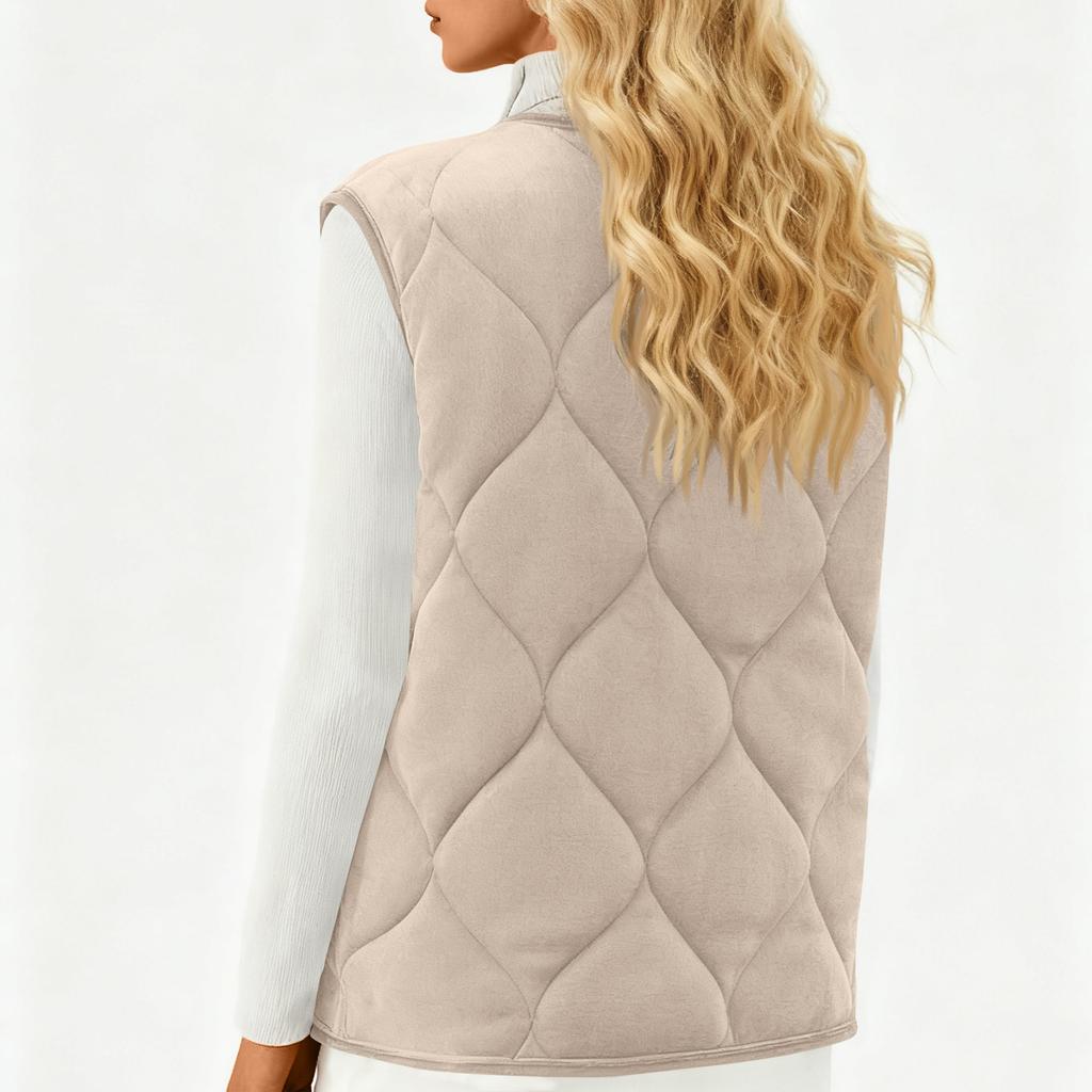 Women's Fashion Light Jacket Stand Collar Multicolor Zipper Button Coat
