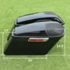 Motorcycle Hard Saddle Bags 5x7" Speaker Lid For Harley Touring Road King Street Glide 2014-2024
