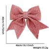 Pearl Stylish Cotton Glitter Bow Ornaments Ideal For Holiday Decor And Diy Projects Craft
