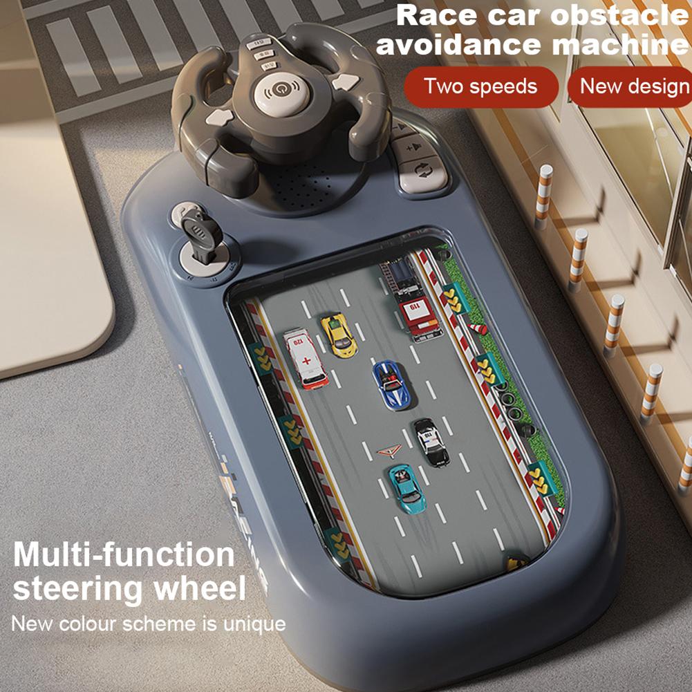 New Children's Racing Game Steering Wheel Toy with Music Kids Driving Simulator Car Racing Adventure Driving Toy Table Games