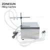 ZONESUN ZS-DPYT2P Riempitrice Liquidi Semi-Automatica a Pompa a Diaframma a Doppia Testa