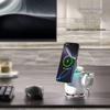 Multifunctional Bluetooth Speaker & Qi2 Certified Foldable 5-in-1 Magnetic Wireless Charger with Phone Charging