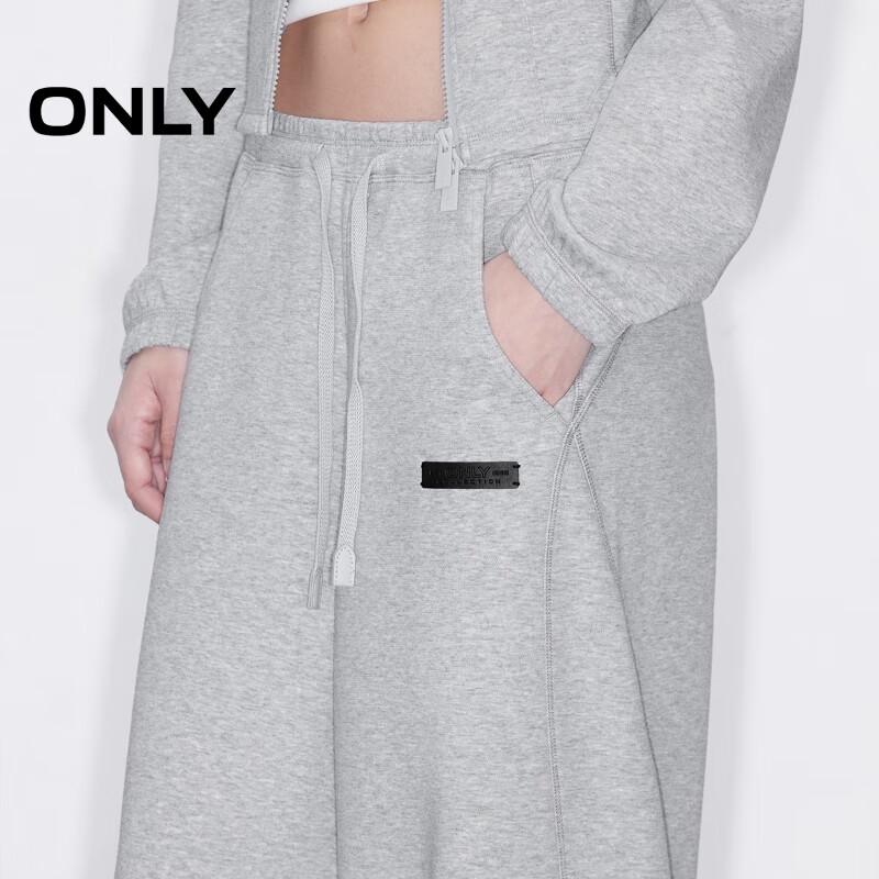 ONLY Women's 2025 Spring High-Waist Loose Straight Leg Casual Pants