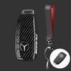 Neue PC Kohlefaser Autoschlüsselanhänger Für Mercedes Benz AMG A C E S G Klasse GLC CLE CLA GLS W205 Auto Schlüsselhülle Schlüsselanhänger Zubehör BD1