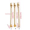 Pack of 10pcs Stainless Steel Adjustable Lobster Clasp Extension Chain for Jewelry Making and Bracelet Extender