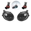 Fog Light For BMW E46 M3 2001-2006 Fog Lights Glossy Black Surround Air Duct Fog Lamp Cover Grill Frame LED FogLights Headlight