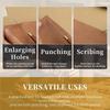 A84E-Leather Sewing Awl With Wooden Handle, 3 Sizes Scratch Awl Tool For DIY Craft, Leather Punching Stitching