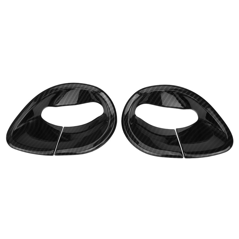 Car Interior Front Row Safety Belt Frame Cover Trim for Alfa Romeo Giulia 2016 2018