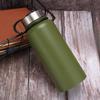 Stainless Steel Water Bottle Single Wall Large Capacity Big Mouth Vacuum Flasks with Lid Cycling Drinkware Sports