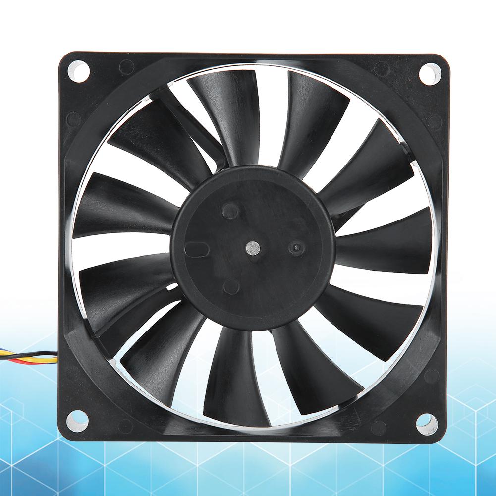 8cm 12V 0.50A 5300rpm Cooling Fan 4 Wires PWM Temperature Control Cooler for Mainframe Box