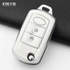 Fashion Tpu Car Key Case Cover For Land Rover Range Rover Sport Lr3 Discovery 3 Protected Keychain Fob 3 Buttons Accessories