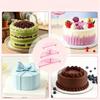 3Pcs Plastic Cake Curve Tools Easy-Grip Handle Birthday Cake Decor Supplies  Baking Accessories