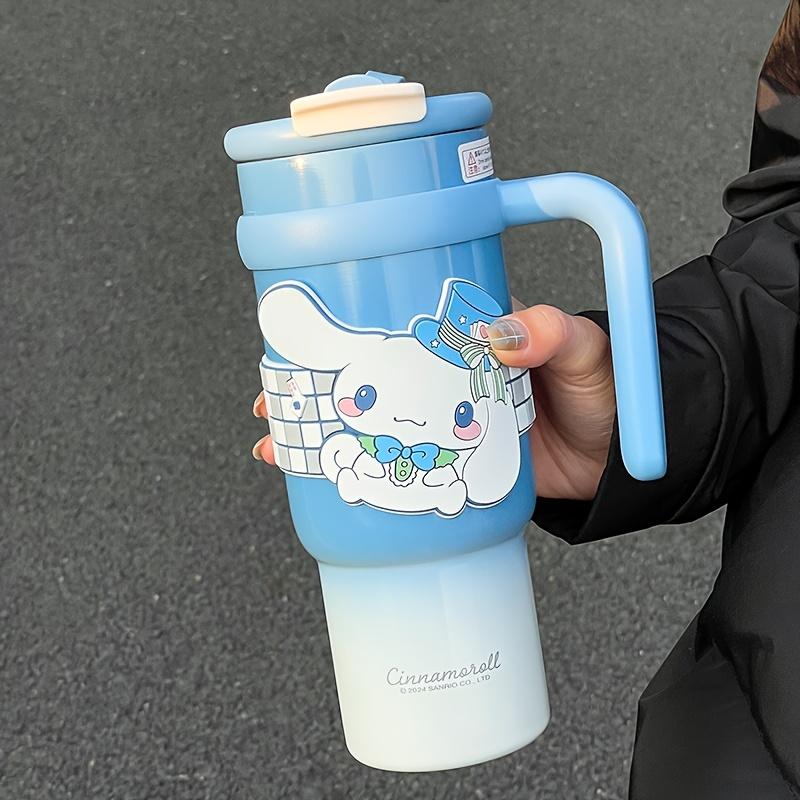 1pc Hello Kitty Stainless Steel Insulated Cup, 900ML Large Capacity Cute Water Cup, Christmas Gift, Car Cup & Portable Coffee Mu