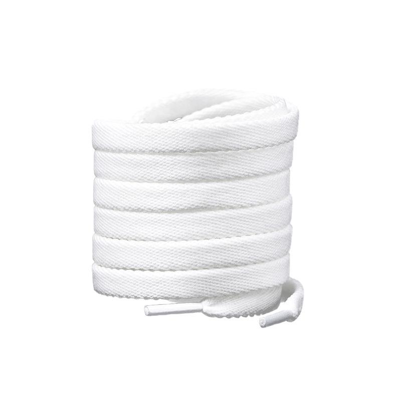In-Stock Elastic Flat Shoelaces for Casual and Sports Shoes - Black, White, Beige