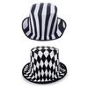 Checkered Jazz Era Cabaret Hat Lightweight Cotton Blend Suitable For Parties Costume Event