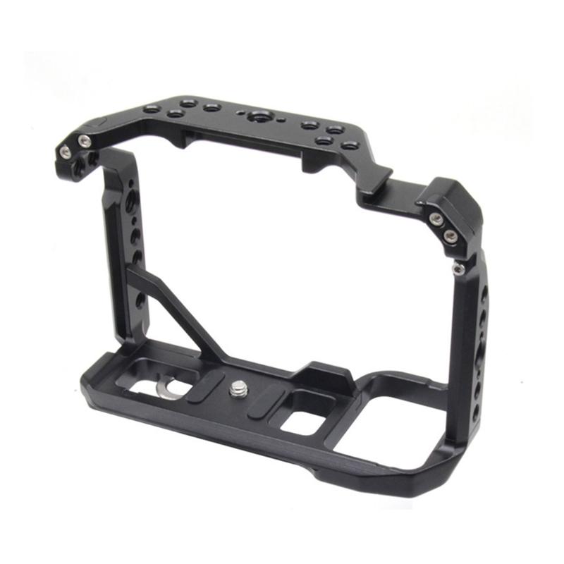 Camera Cage with 1/4 3/8 Threaded Holes Multiple Cold Shoe Mounts For A7M4 A9II A7s3 Camera Accessory Attachment