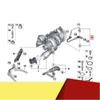 Engine Turbocharger Hose Pipe For BMW N13 F20 F21 F30 3 Series-M53K
