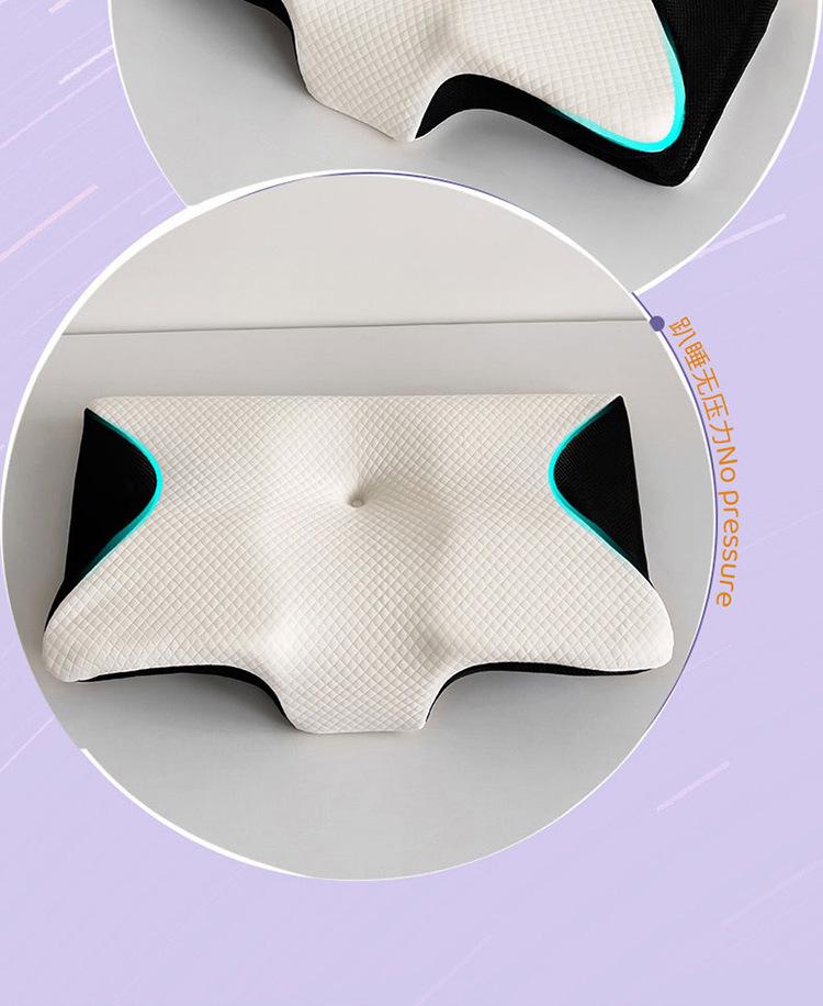 Ergonomic Memory Foam Pillow for Cervical Support and Pressure Relief