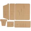 Acrylic Wallet Template Transparent Manual DIY Portfolio Leather Craft for Long Wallet