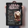White Russian Tin Poster Customized Retro Wall Art Vintage Metal Signs for Room Desk Decor Setup Decorations Decoration Garage
