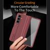Luxury Business Bottom Stand Hinged Ring Holder Tempered Glass Film Phone Case for Samsung Galaxy Z Fold 7 6 5 4 3 Protect Cover