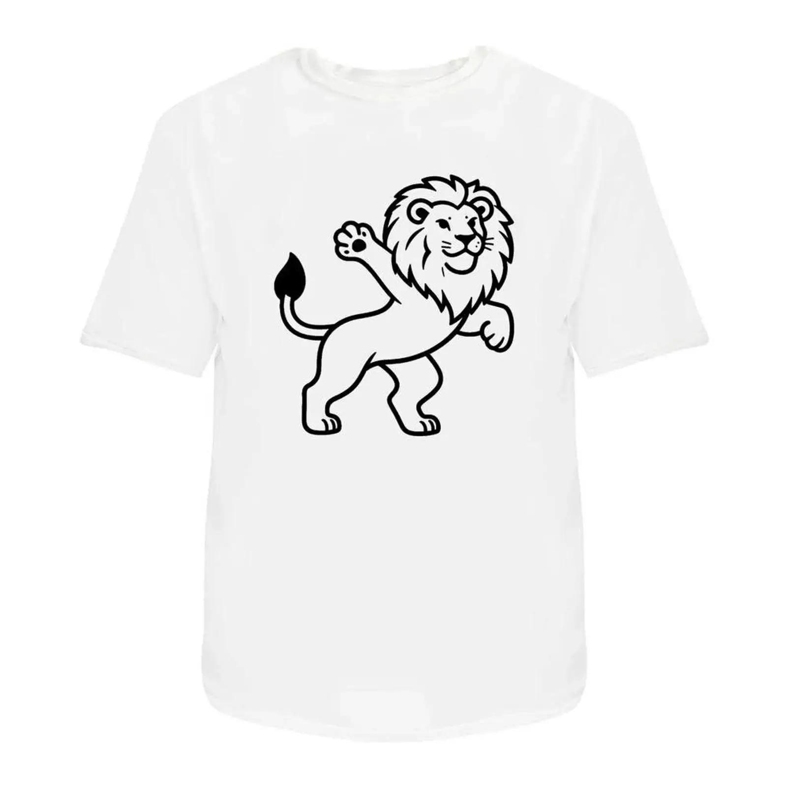 

Dancing Lion T Shirt 100 Cotton S XXL TA060736 vintage Washed Stretched Unisex designer clothes graphic Stylish streetwear 5XL різнокольоровий