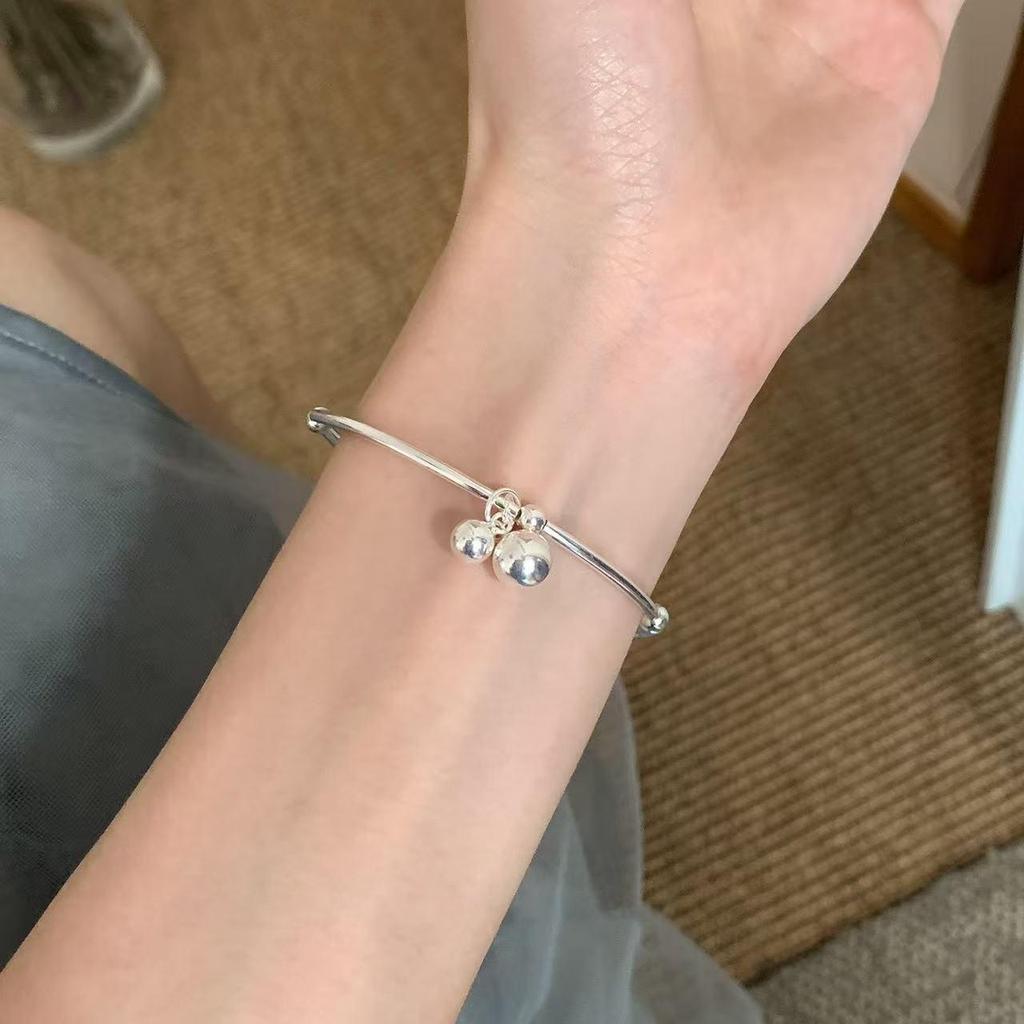 Korean Style Round Bead Women's Minimalist Bracelet - Elegant, Versatile, High-End Fashion Accessory