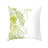 Bedroom Sofa Living Room Pillowcase Autumn Maple Leaf  Fresh Print Floral Plant Cushion Cover