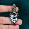 White Buffalo Turquoise Pendant Copper Pendant Real Gemstone Pendant Handmade Stylish Jewelry Personalized Gift Gift for Him Antique Jewelry