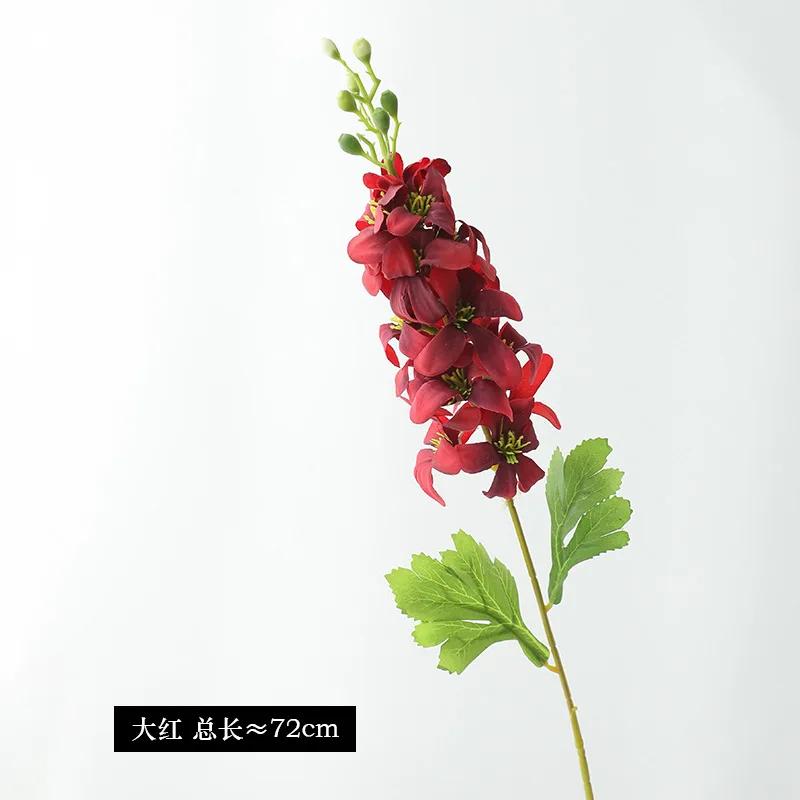 10Pc/lot Artificial Silk Flower Hyacinth Wedding Decor Fake Delphinium Flowers Home Room Decoration Ornaments Party Table Floral