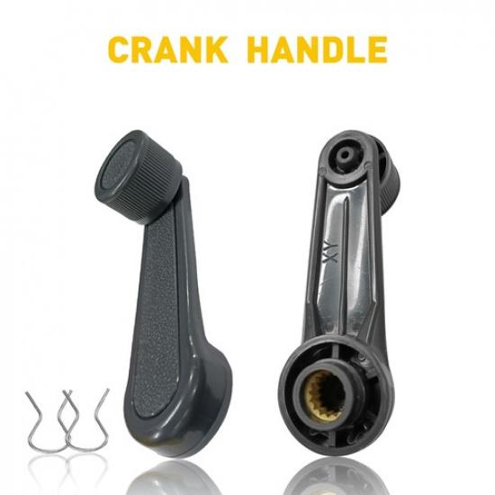 2 NEW Manual Window Crank Handles Gray for Toyota T100 Tacoma Corolla 4Runner