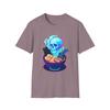 Unisex Softstyle T-Shirt Ramen Skull Holographic Digital Food Cyberpunk
