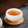 4 Pack Tea Cups Bamboos Coaster Heat Insulation Mat for Coffees and Wine Enthusiasts Beverage Cups Heat Insulation Pad