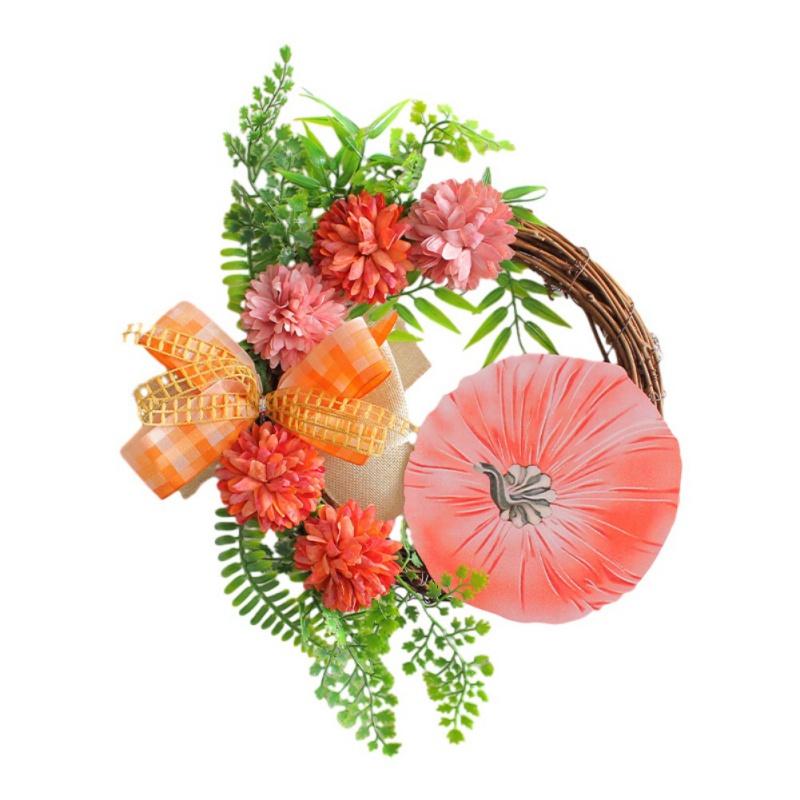 

Венок на дверь, украшение для дома, венок из искусственной лозы