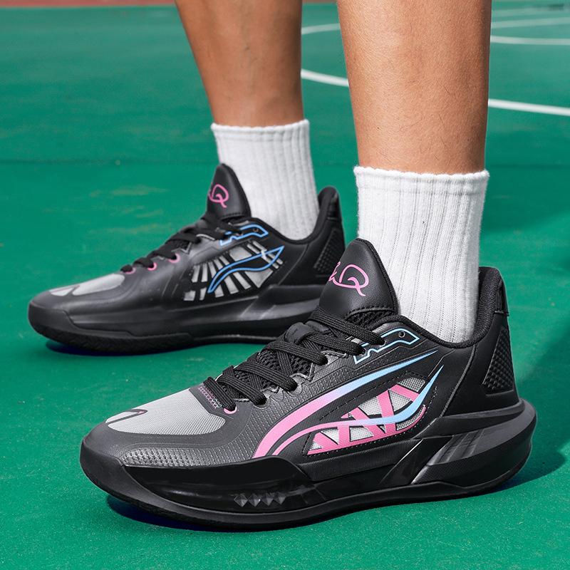 New men's basketball shoes high-top shock absorption couple sports shoes men's boots high quality light speed 3 basketball shoes