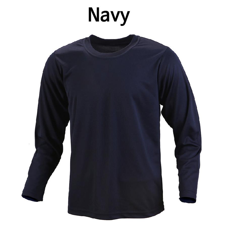 T-Shirts für Herren langärmlig Schweißabsorbierend und schnelltrocknend Sommer kühl Sport-T-Shirt Korea Mode