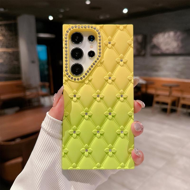 Geeignet für Samsung S25 Ultra Handyhülle Kleine Duftende Diamant-Blumen-Spray Neue S24FE Schutzhülle