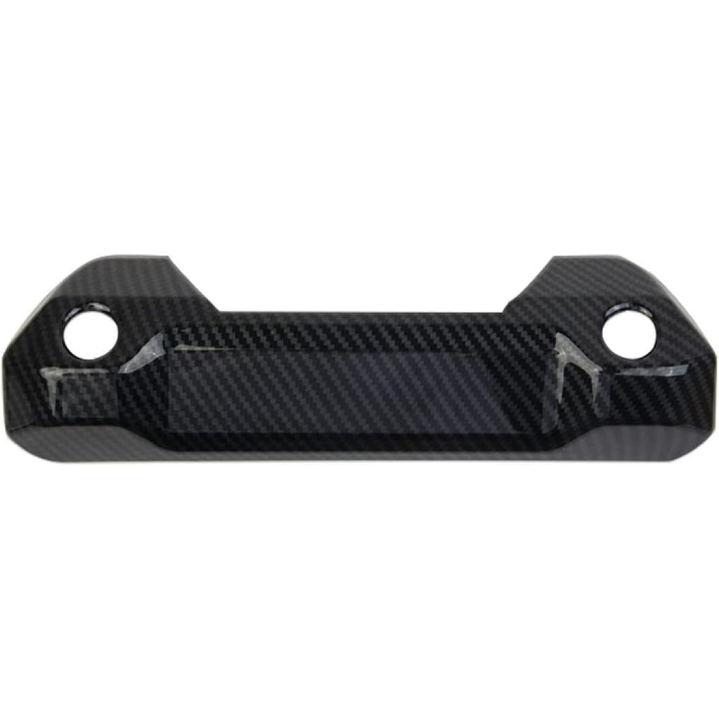 Carbon Fiber Style Trunk Rear Door Handle Trim Cover for Toyota Tundra 2022-2026 (Two Hole)