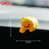 2Pcs Cute Cartoon Mini Small Animals Car Dashboard Accessories Funny Car Interior Ornaments Car Display Screen Decorations Gifts