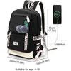 Asge Backpack for Girls Kids Bookbag Elementary Middle School Womens College