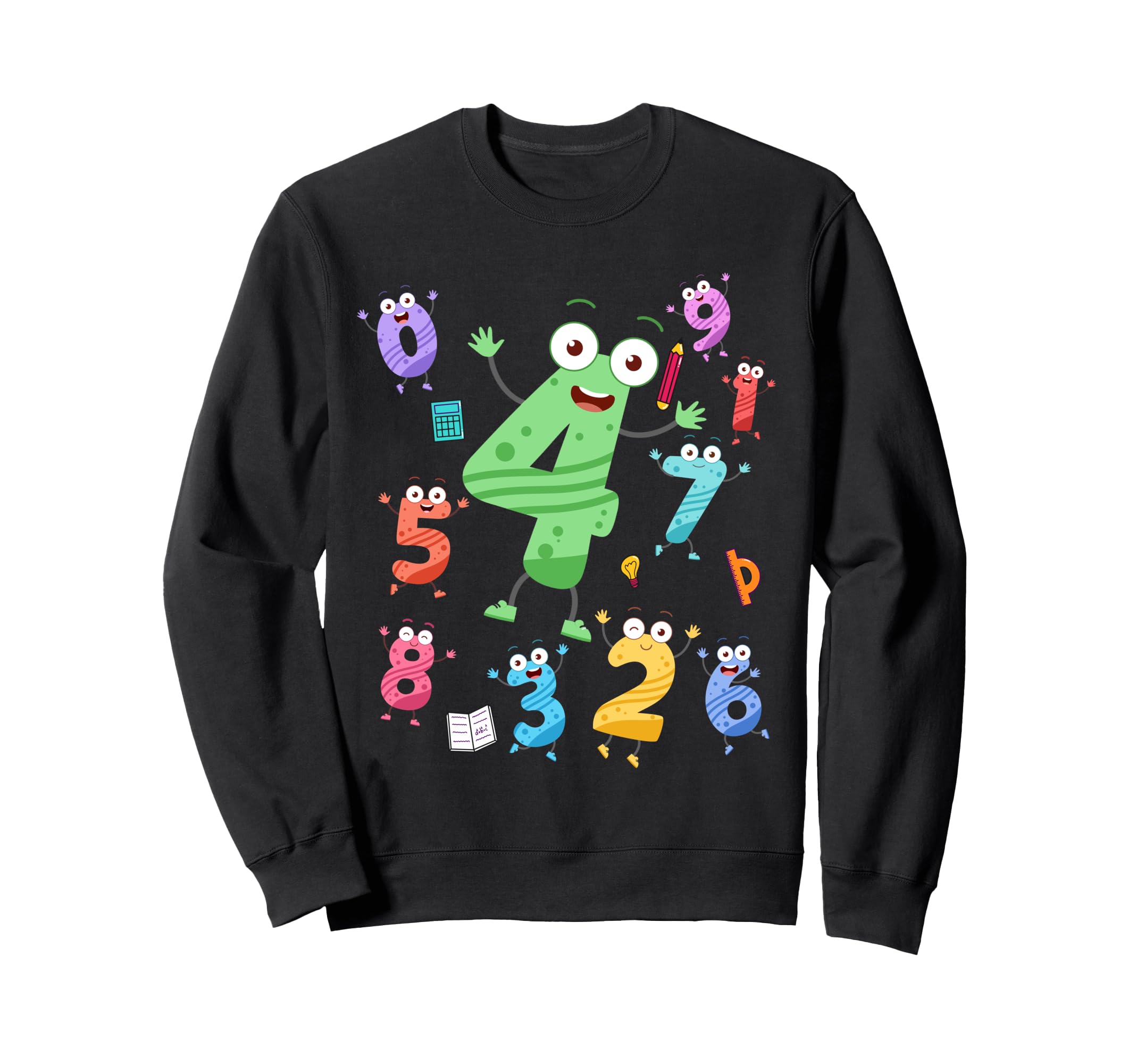 Math Day Number Costume, Number 4, Ideas Included, Kids  Number Sweatshirt