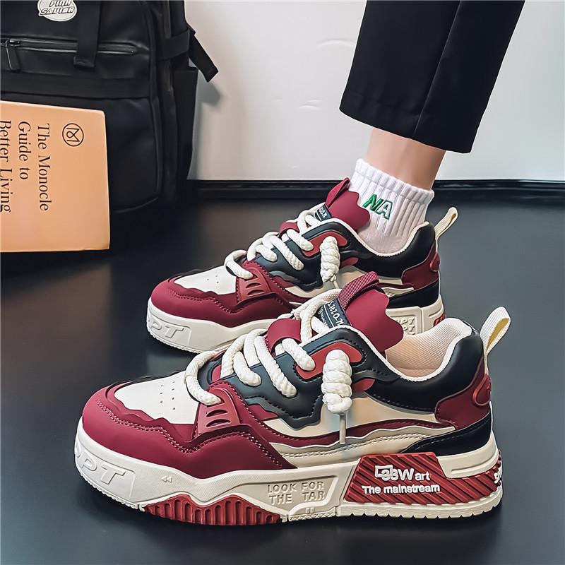 Men's shoes spring and autumn 2025 new Internet celebrity trend heightening board shoes niche casual shoes boys versatile sports tide shoes