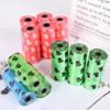 Degradable Poo Refills Scooper Home Supply Plastic 5Rolls/75Pcs Pet Dog Waste Poop Bags Pick