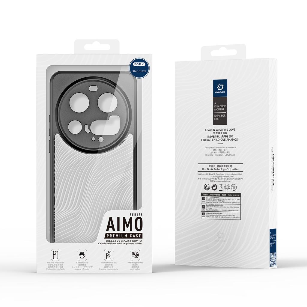 For Xiaomi 15 Ultra Case DUX DUCIS Aimo Series TPU+PC Matte Drop-proof Phone Cover (REACH Certification)