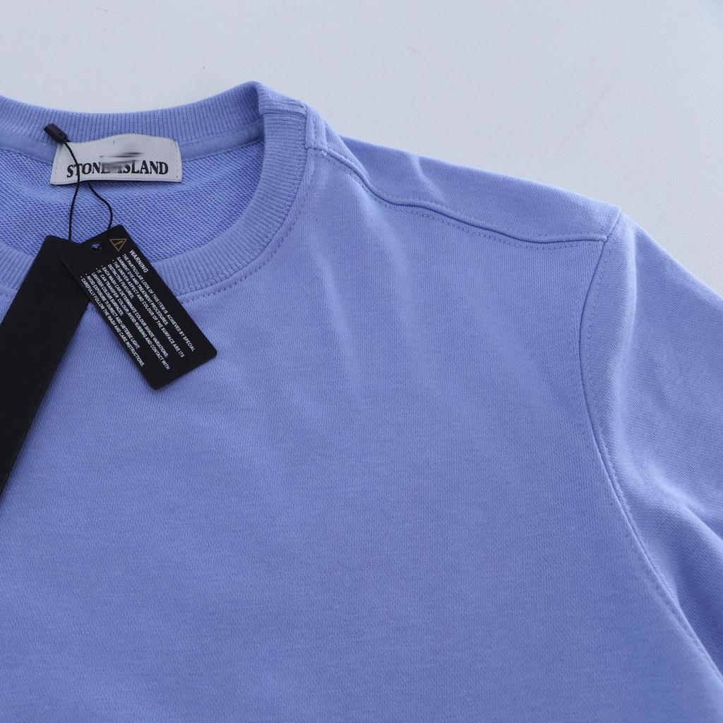 Stone Island Basic Badge Unisex Bluza polarowa z okrągłym dekoltem