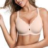 European Size Plus Size Wave Lace Seamless Comfort Bra for Women Daily Intimates