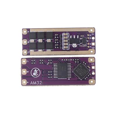 1 Pièce 2-4S 32-Bit ESC Am32 Version Améliorée 40A Régulateur de Vitesse Haute Puissance Support Signal PWM Pour Moteurs d'Avion Modèle Crawler