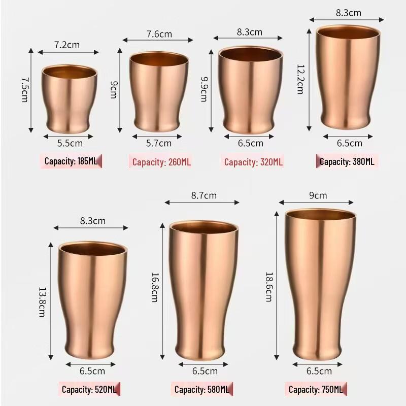 

Abay Double-Wall Stainless Steel Stemmed Drink Cup Set