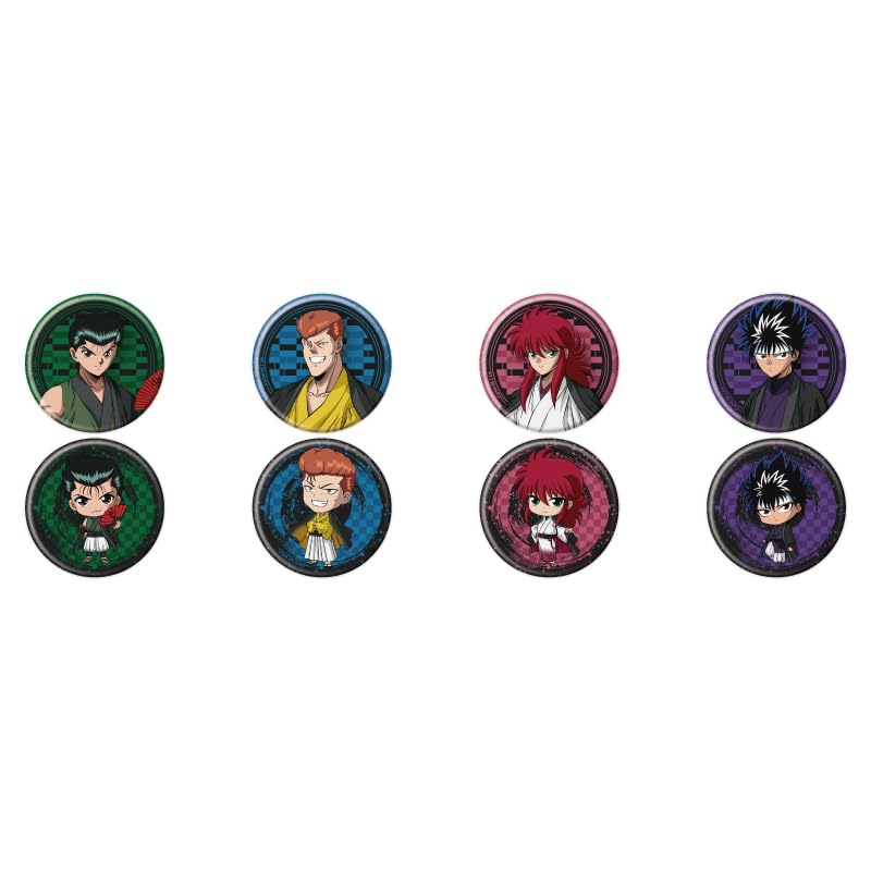 

YuYuHakusho 03 версия к 45-летию Pierrot. [Оригинальный рисунок и иллюстрации] Коробка с 8 значками