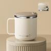 Double Wall Insulated Coffee Cup Portable 304 Stainless Steel Drinking Cup Leak Proof Milk Coffee Mug With Handle&Llid-Homeclub